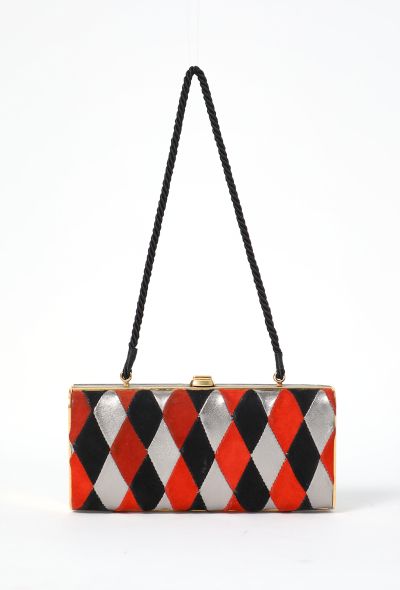 Miu Miu 2008 Harlequin Minaudière Clutch - 2