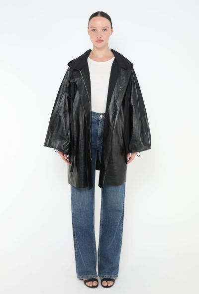 Céline 2018 Hooded Leather Parka - 1