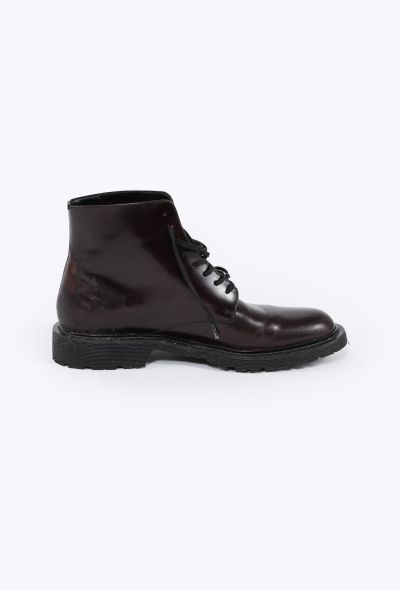 Saint Laurent 2020 Leather Combat Boots - 1
