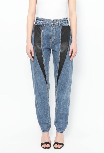 Céline 2019 Leather Trim Jeans - 2