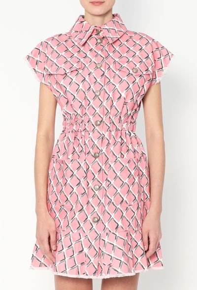 Chanel 2018 Graphic Denim 'CC' Dress - 2 Chanel 2018 Graphic Denim 'CC' Dress - 2