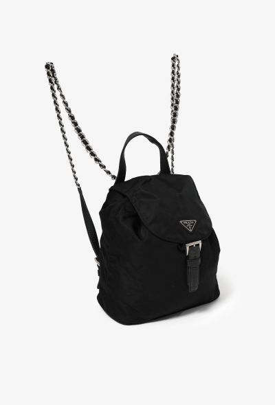                                         Nylon Chainlink Backpack-2