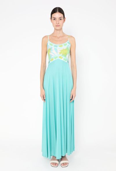 Emilio Pucci Early '70s Floral Printed Silk Dress - 1 Emilio Pucci Early '70s Floral Printed Silk Dress - 1