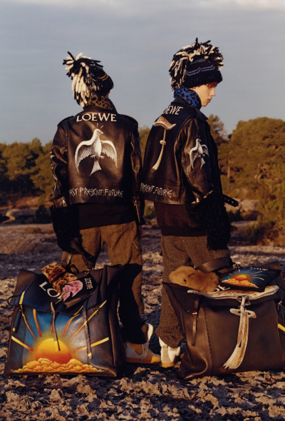 Loewe F/W 2016 Painted Biker Jacket - 2