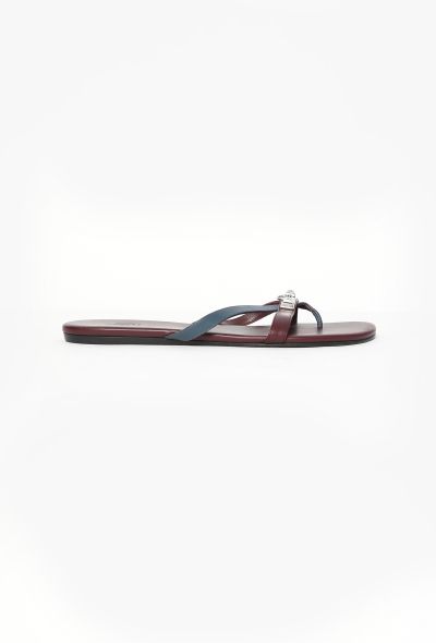 Hermès Calfskin Corfou Sandals - 2 Hermès Calfskin Corfou Sandals - 2