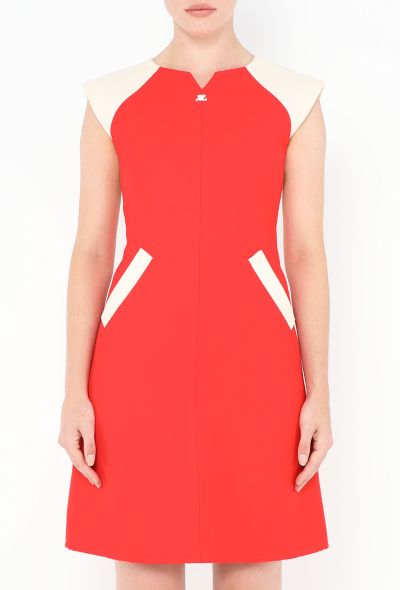 Courrèges Vintage Bicolor Shift Dress - 2