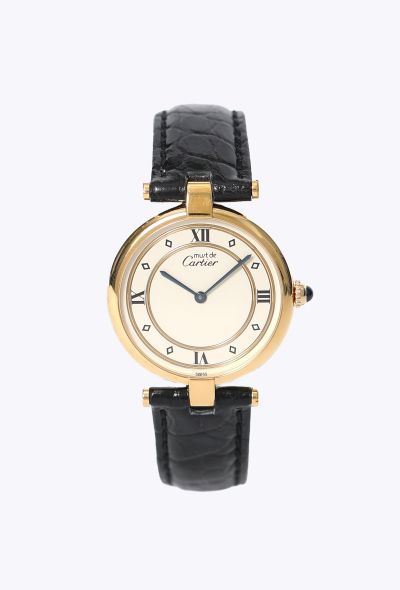 Cartier Vintage Vermeil Vendôme Must GM Watch - 1