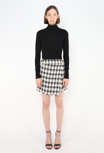 Chanel S/S 2007 Tweed 'CC' Wrap Skirt - 1