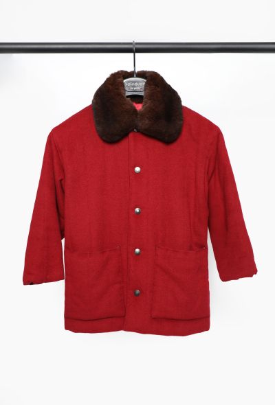 Saint Laurent Vintage Custom Children's Fur-Collar Jacket - 1