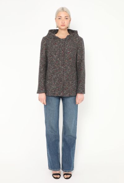 Chanel 2012 Boat Neck Tweed Jacket - 2 Chanel 2012 Boat Neck Tweed Jacket - 2