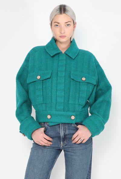 Chanel F/W 2019 Tweed Bomber Jacket - 1 Chanel F/W 2019 Tweed Bomber Jacket - 1