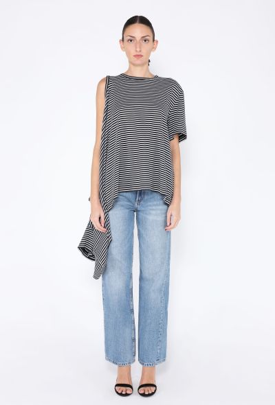 Junya Watanabe 2024 Striped Off The Shoulder Top - 1