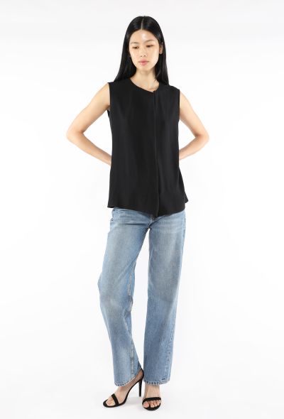 Hermès Martin Margiela Sleeveless Silk Top, 1990s - 2