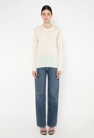 Céline Deconstructed Seam Triomphe Sweater - 2 Céline Deconstructed Seam Triomphe Sweater - 2