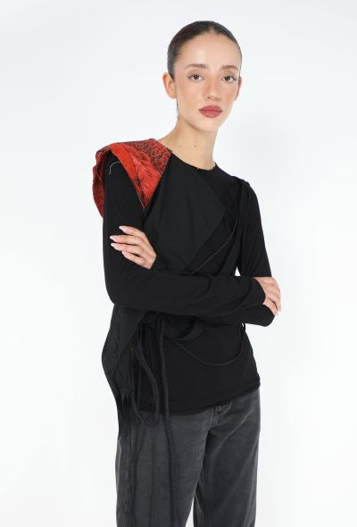 Balenciaga RARE F/W 2000 Deconstructed Draped Top - 1