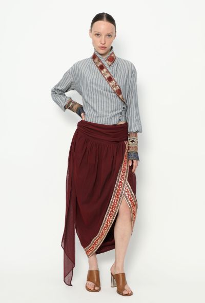 Romeo Gigli COLLECTOR 1990 Draped Brocade Ensemble - 2 Romeo Gigli COLLECTOR 1990 Draped Brocade Ensemble - 2