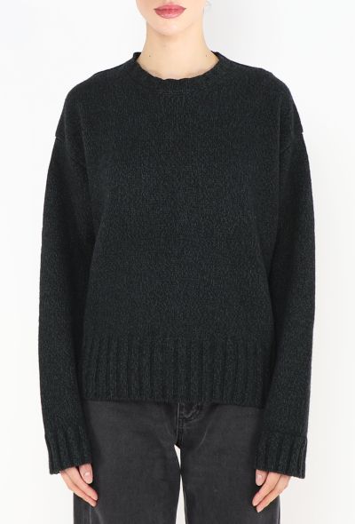 Céline Yak Ribbed Knit Sweater - 1