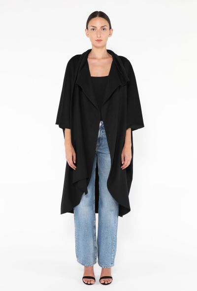 Gemini '70s Draped Shawl Coat - 2