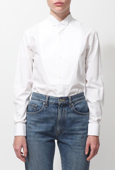 Dior 2008 Textured Bib Shirt - 1 Dior 2008 Textured Bib Shirt - 1