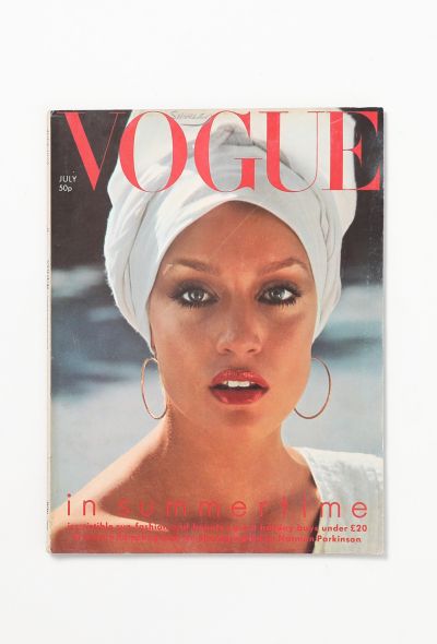 VOGUE UK July 1975 Jerry Hall Issue - 1 VOGUE UK July 1975 Jerry Hall Issue - 1