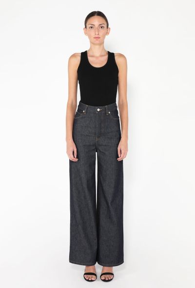Loewe 2024 Wide-Leg Denim Jeans - 1