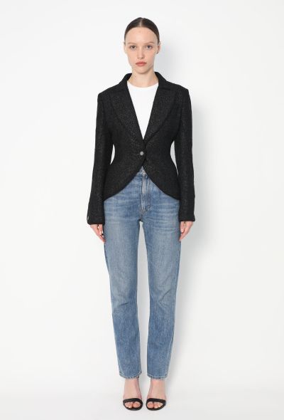 Chanel Waxed Tweed Braided Jacket - 2