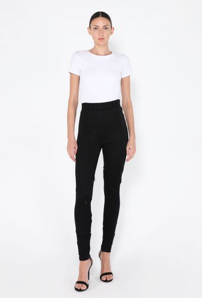 Balenciaga S/S 2003 Scuba Zip Leggings - 1