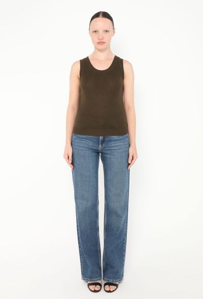 The Row 2021 Cervia Linen Tank Top - 2 The Row 2021 Cervia Linen Tank Top - 2