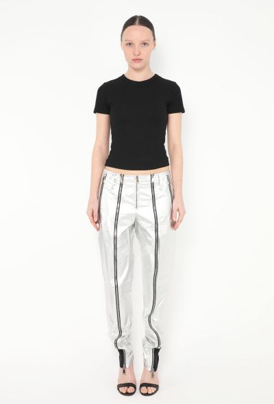 Paco Rabanne S/S 2014 Metallic Zipper Pants - 1 Paco Rabanne S/S 2014 Metallic Zipper Pants - 1