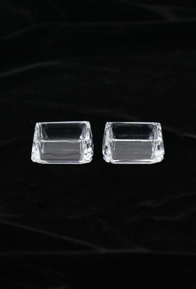 Vintage Objects & Decor French Crystal Salt & Sugar Dish Set - 2
