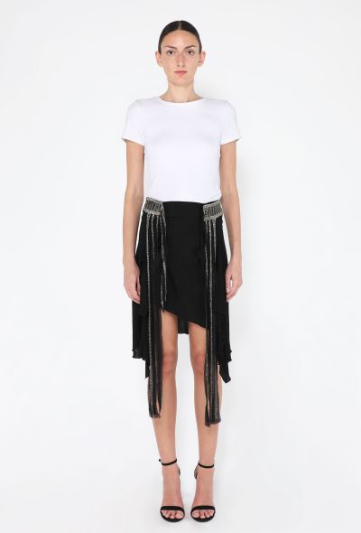 Chloé Beaded Silk Wrap Skirt, F/W 2002 - 2