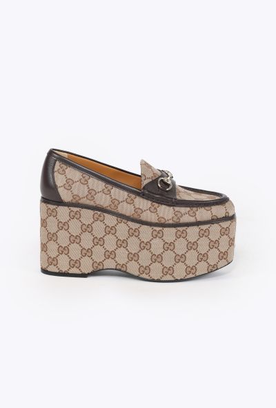 Gucci Monogram Canvas Platform Loafers, S/S 2024 - 1