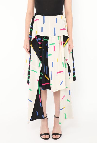 Chloé Vintage Draped Patchwork Skirt - 2 Chloé Vintage Draped Patchwork Skirt - 2