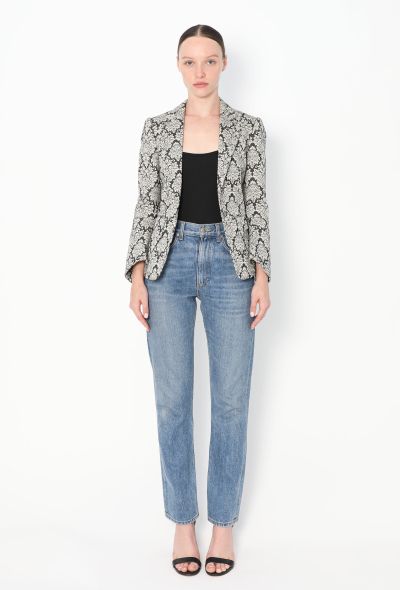 Balenciaga 2006 Tailored Jacquard Blazer - 2 Balenciaga 2006 Tailored Jacquard Blazer - 2