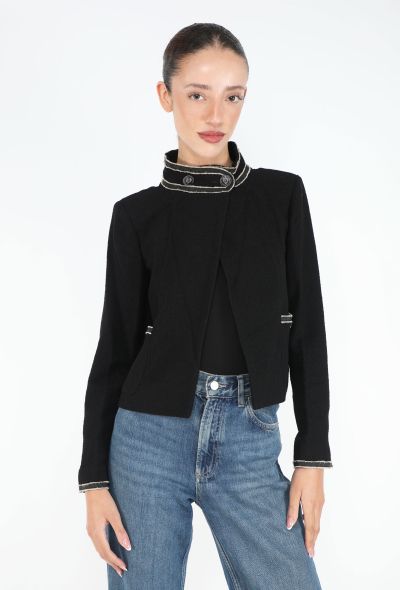 Chanel Resort 2014 Paris-Singapore Bouclé Military Jacket - 1