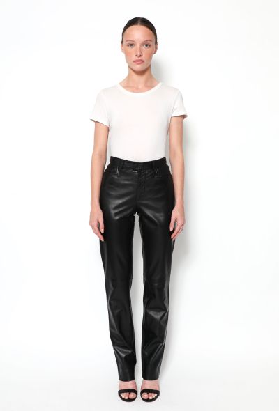                                         F/W 1996 Tom Ford Leather Pants-1
