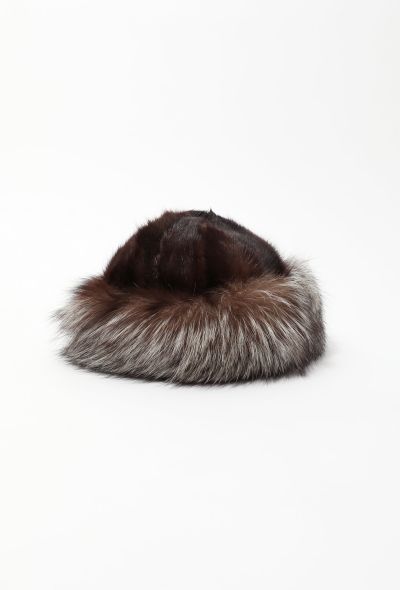 Exquisite Vintage Silver Fox Fur Chapka - 2