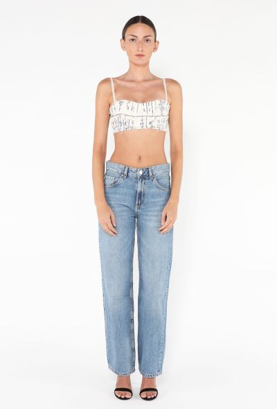 Khaite 2020 Indira Floral Bralette Top - 2