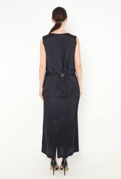 Comme des Garçons '90s Belted Twill Maxi Dress - 2 Comme des Garçons '90s Belted Twill Maxi Dress - 2