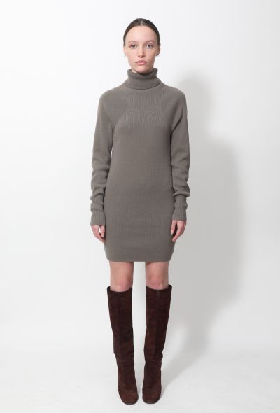                                         Turtleneck Sweater Dress-1