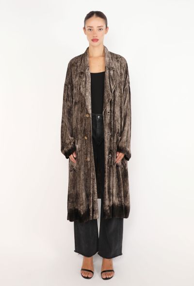 Issey Miyake Velvet Ombré Cardigan, 2003 - 2
