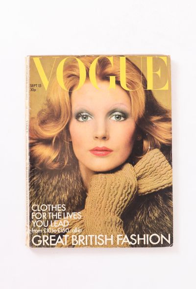 VOGUE UK 1972 David Bailey Issue Trio - 2 VOGUE UK 1972 David Bailey Issue Trio - 2