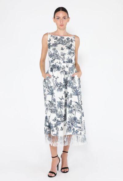 Dior Dioriviera Silk Twill Fringed Dress, 2021 - 2