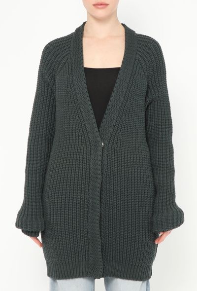 Balenciaga Braided Knit Cardigan - 1 Balenciaga Braided Knit Cardigan - 1