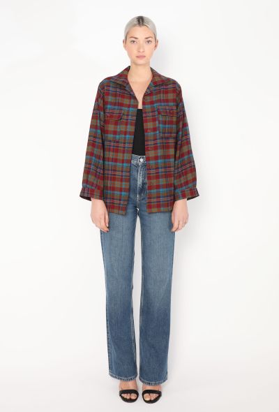 Saint Laurent 1979 Plaid Flannel Shirt - 2 Saint Laurent 1979 Plaid Flannel Shirt - 2