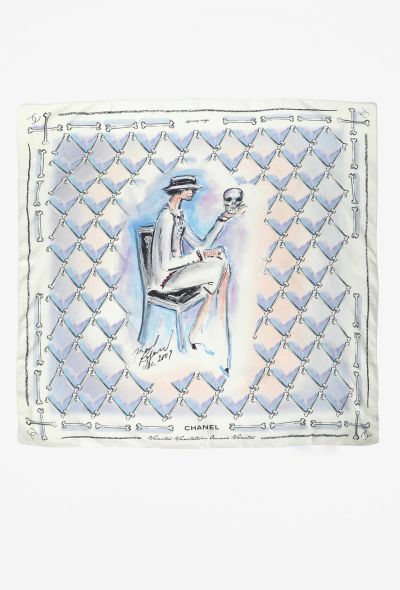 Chanel 2009 'Vanitas Vanitatum Omnia Vanitas' Silk Scarf - 1