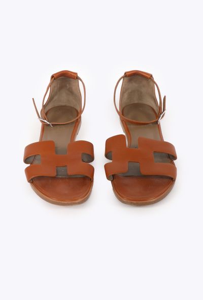 Hermès Calfskin Santorini Sandals, 2024 - 2