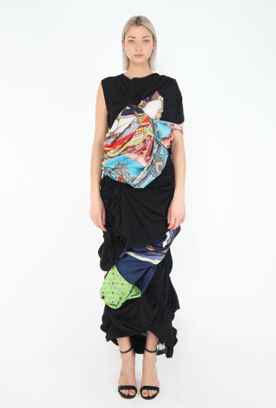 Comme des Garçons F/W 2011 'Hybrid Fashion' Draped Foulard Dress - 1
