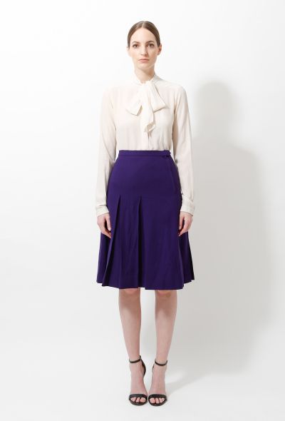                             70s Box Pleated Skirt - 1