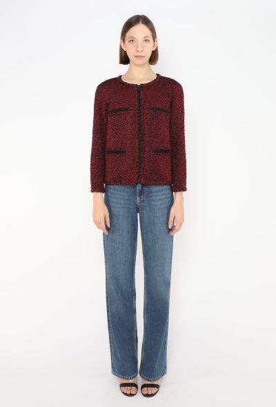 Chanel Braided Trim Tweed Jacket - 2 Chanel Braided Trim Tweed Jacket - 2